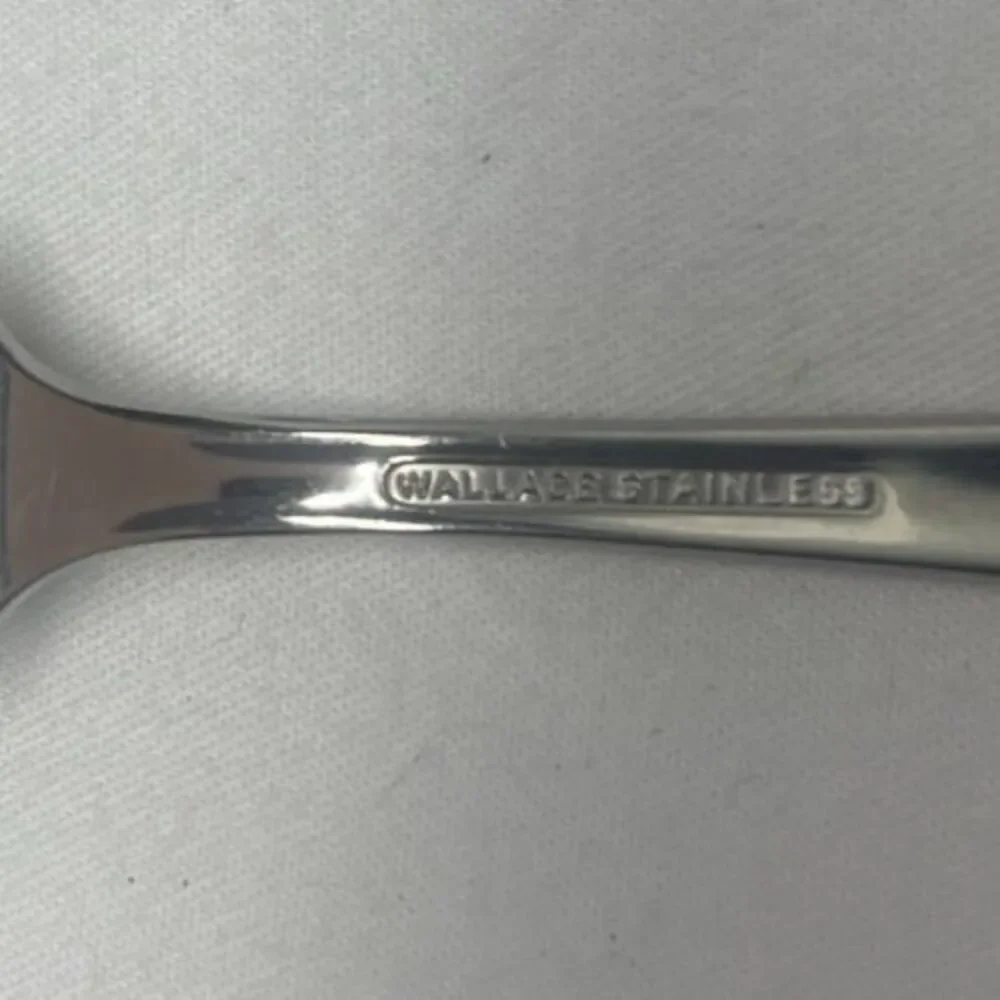 Wallace North Star Starburst MCM Stainless Flatware Butter Knife Spreader 7